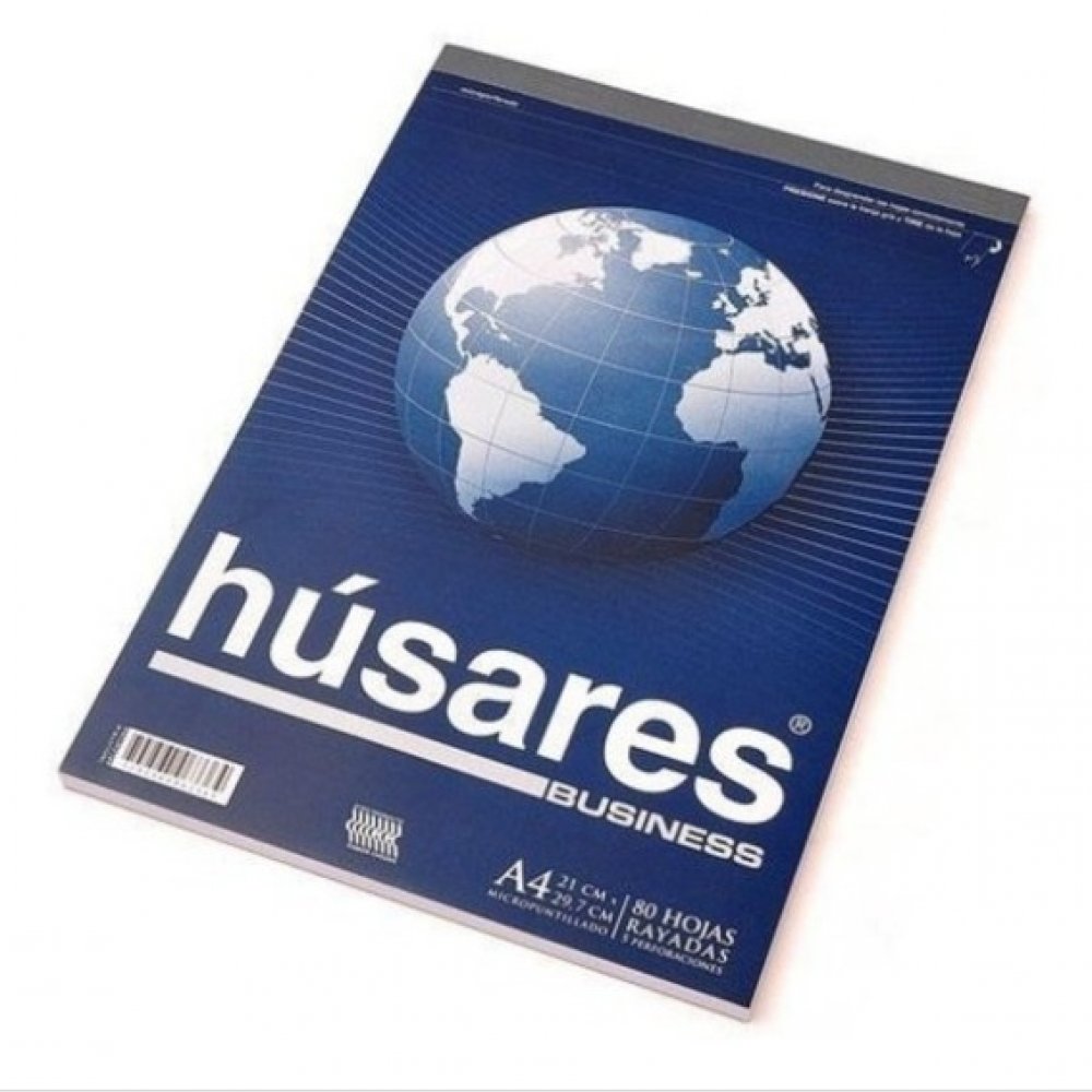block-engomado-husares-business-a4-rayado