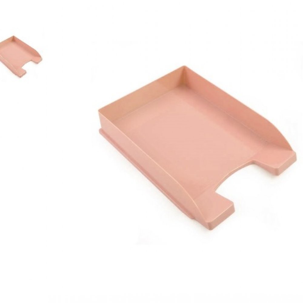 bandeja-liggo-acrilica-1-piso-a4-apilable-naranja-pastel
