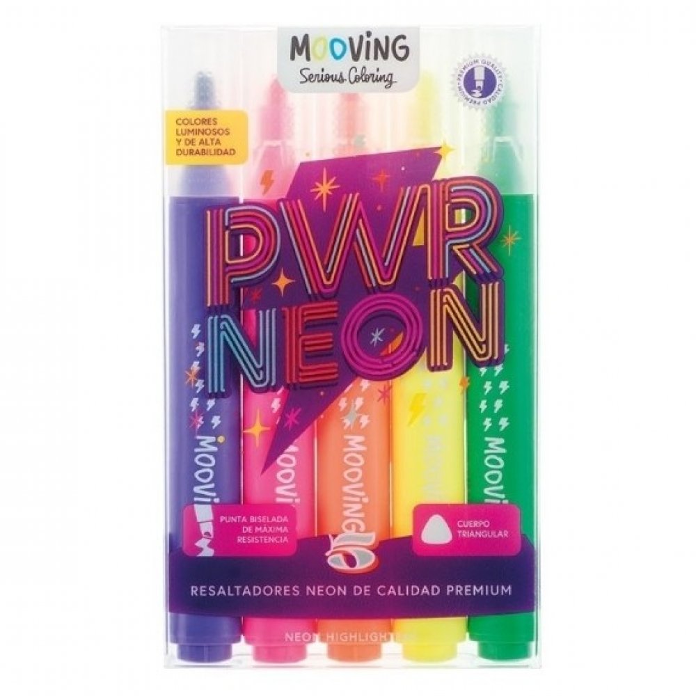 resaltadores-pwr-neon-mooving-