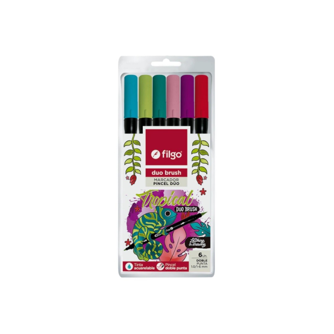 marcador-acuarelable-doble-punta-filgo-duo-brush-tropical-