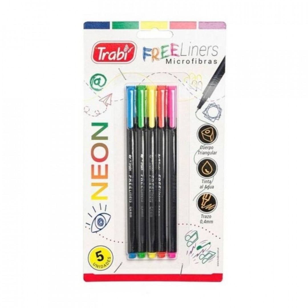microfibras-trabi-free-liners-neon-x5-5350